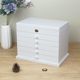 Jewelry box/box Solid wood with lock Large capacity 2025 new luxury hand jewelry jewelry storage box New wedding gift