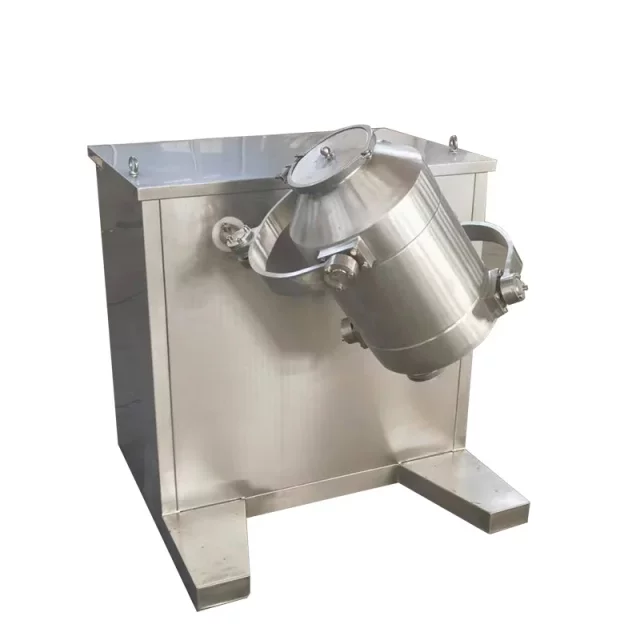 Three-dimensional mixer stainless steel seasoning food powder mixing equipment chemical forced mixer two-dimensional mixing machine