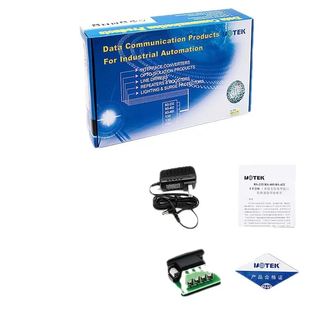 Yutai UT-218 industrial-grade photoelectric isolation enhanced lightning protection RS232 to RS485/422 converter 232