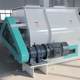 Gravity-free two-axis blade mixer is suitable for food feed chemical and other powder materials mixing uniformly and high
