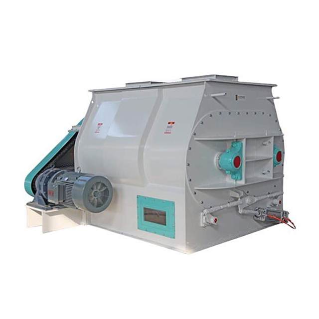 Gravity-free two-axis blade mixer is suitable for food feed chemical and other powder materials mixing uniformly and high