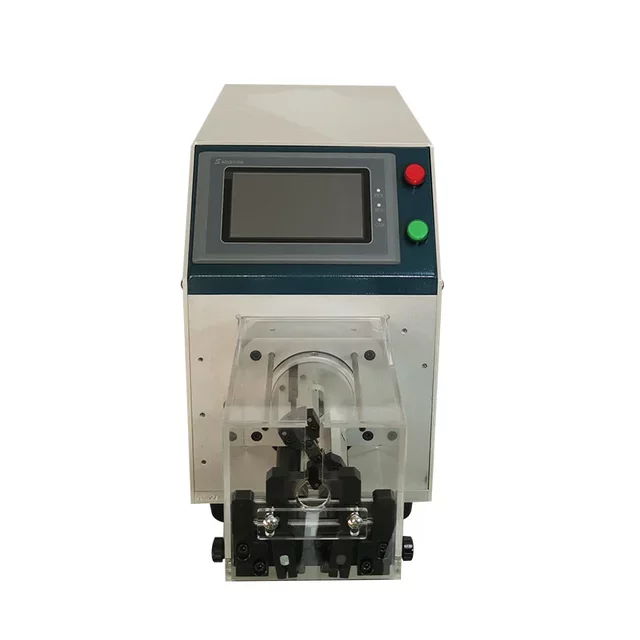 Semi-automatic coaxial wire stripper cable multi-layer skin stripper RF wire antenna communication line rotating knife small equipment