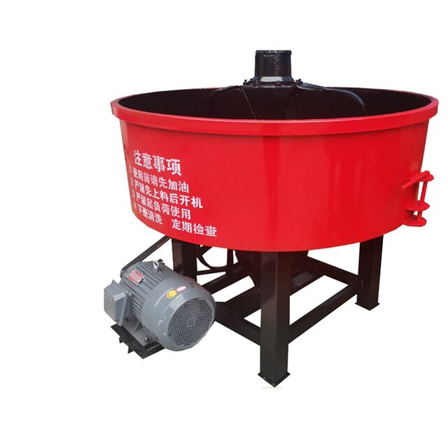 Concrete vertical flat-out mixer cement mortar fully automatic