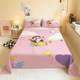 Children's cute crayon Shin-shirt series printed sheets dormitory single bedding can be customized bed sheets