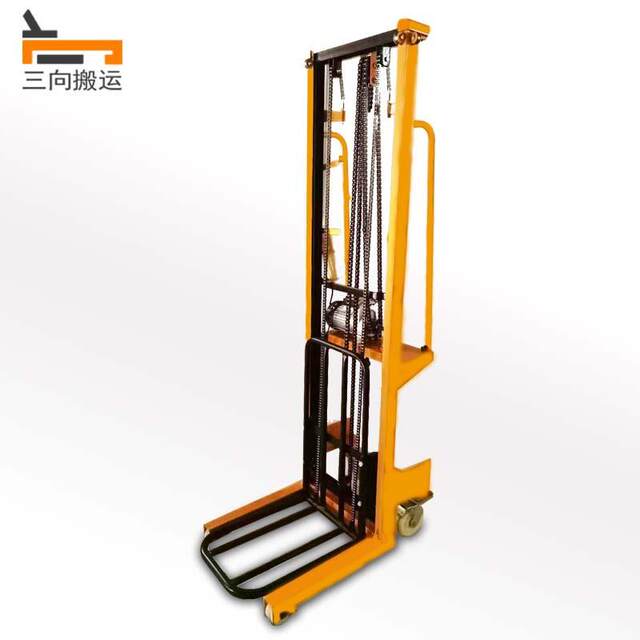 Electric stacking truck lifting tire stacking machine small lifting truck loading and unloading tool lifting platform