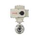 304 stainless steel electric sanitary grade quick-install butterfly valve 316 clamp 981-10 switch type adjustment type