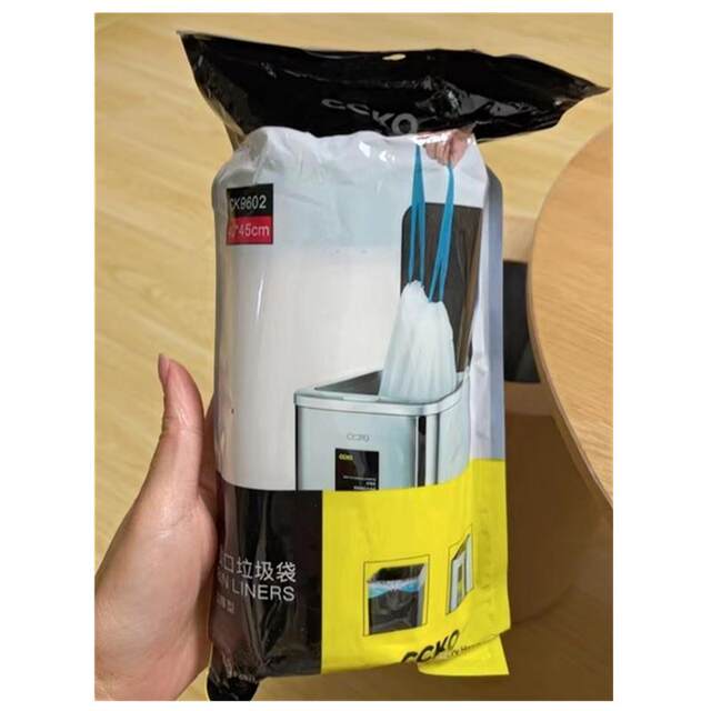 CCKO家用手提式抽绳垃圾袋实惠装厨房加厚抽绳拉极袋收纳小号厨余