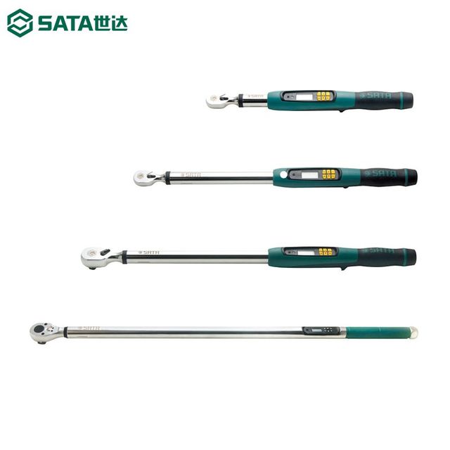 STA Torque Wrench Sata Tool Adjustable Electronic Digital Display Switching Torque Replaceable Head Preset Torque Wrench