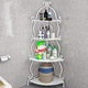 Wrought iron bathroom corner rack storage rack floor-standing bathroom bedroom hand washing K kitchen storage triangular rack
