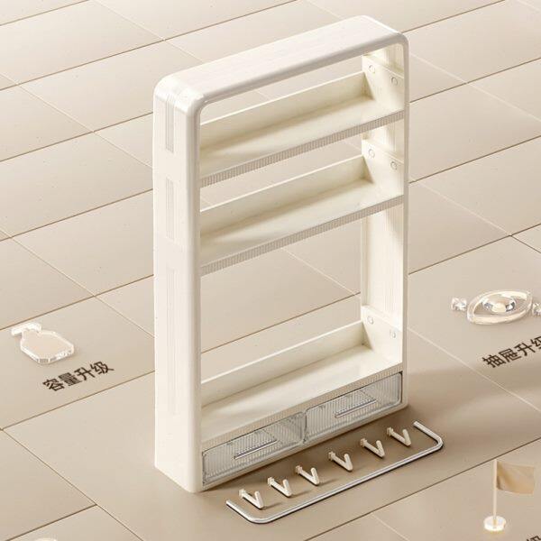 Bathroom corner storage rack, bathroom multi-layer cosmetic storage rack, wall towel wall-mounted rack, no punching