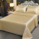 2024 new summer ice silk mat sheet three-piece set summer water-washable 1.5 meters air-conditioning mat 1.8m