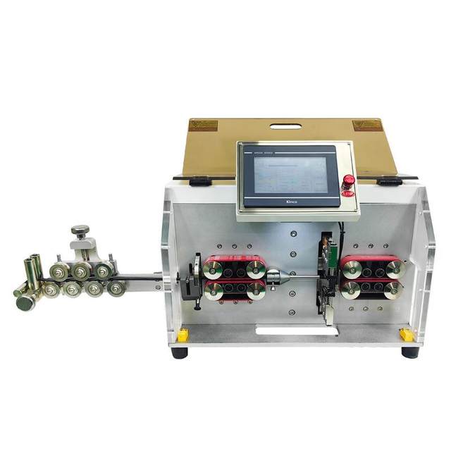 Multi-core wire inner and outer integrated peeling machine sheathing wire cutting machine small household multi-core wire wire cutting machine