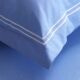 New national standard deep blue lake blue three-piece set unit dormitory single bed sheet quilt cover printed bedding