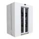 Air shower room manufacturer stainless steel multi-person double-blowing induction shower room air shower room air shower door