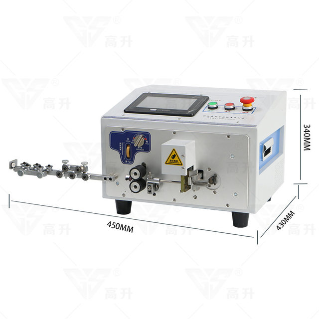 GS-619 fully automatic wire stripping bending machine distribution box wire stripping machine automatic bending automatic skin peeling head and tail automatic peeling