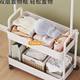 Simple clothes rack, clothes rack, floor-standing wheeled mobile rack, multi-functional, simple home bedroom storage rack