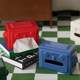 LENYVASEN Robot Ceramic Paper Towel Box Modern Creative Living Room Storage Box Desktop Ornament Paper Box