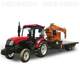 Container room lifting and hauling hoisting flatbed truck with ISU machine and agricultural pull modification truck crane Car-mounted crane