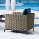 Outdoor sofa rattan chair handmade homestay home style leisure Southeast Asia villa retreat courtyard rattan woven indoor 582 fields