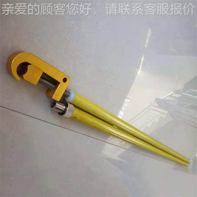 Overhead line construction insulation with lock rod 2 electrical work lead lock rod long handle high voltage lead insulation lock
