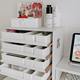 Envelope disk desktop storage box with lid dustproof sorting box bedroom storage small box drawer sorting storage box