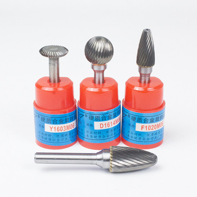 Bonsai relic rod grinding head Electric grinder Bonsai waterline making silk carving 6mm rotary file tool