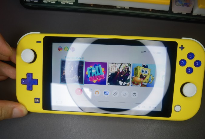 스위치 라이트 맞춤형 레이저 버튼 매직 수정 맞춤형 버튼