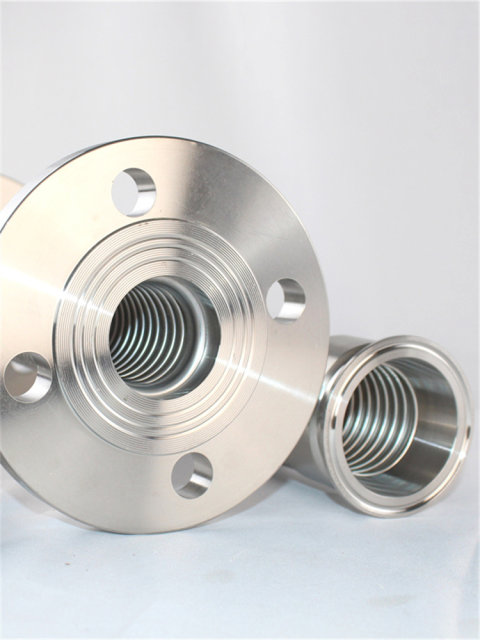304 stainless steel quick loading corrugated pipe, sanitary joint chuck quick loading hose, food and winery, metal hose