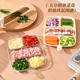 Hot five-piece side dish creative home kitchen dish preparation dish home hot pot onion ginger garlic storage tool
