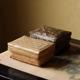 Handmade bamboo weaving box pastoral style home tea ceremony storage and sorting box folk crafts