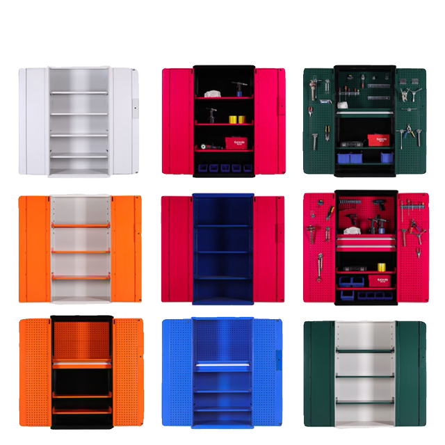 #重型五金工具柜加厚铁皮柜智能密码锁车位储物柜车间配件收纳柜