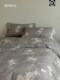 Her bedroom 60s French floral lace all cotton double layer yarn four-piece set skin-friendly bed sheets and quilt cover pure cotton bedding