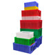 Turnover box plastic box rectangular hardware accessories tool screw box rubber box storage parts box material rubber box