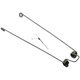 Handmade bamboo strip making mouse grab spring accessories for outdoor mouse clamp long torsion spring triangular buckle trigger spring