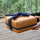 Handmade bamboo weaving storage box with lid desktop finishing box antique travel storage bag tea box tea cage tea set storage basket