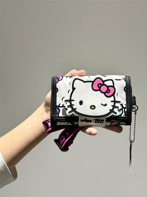 Australian Smiggle wallet children's student card bag lanyard sleeping purple unicorn Sonic storage bag creativity