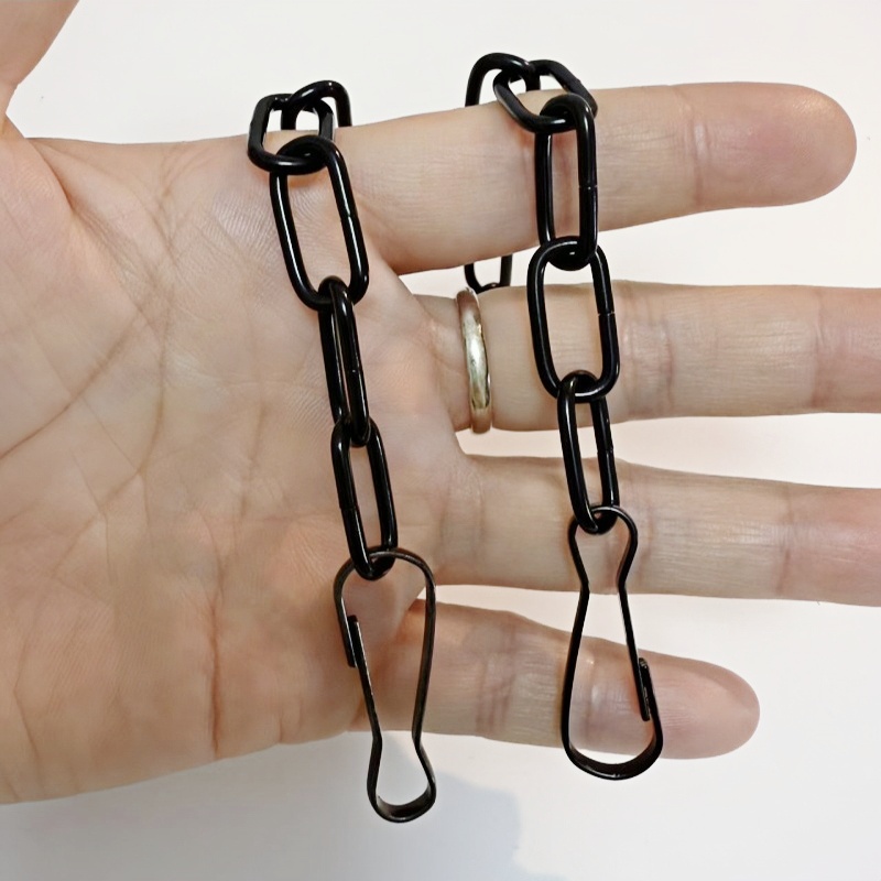 SWIM BLACK 2MM BLACK IRON CHAIN ADVERTISING BIRD CAGE DISPLAY DECORATION HANGING CHAIN BIRD PET CHAIN DROP CHAIN