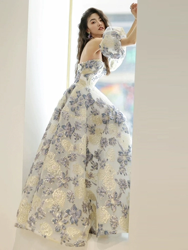 Элитное вечернее платье, большой размер, изысканный стиль