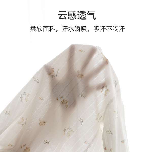 婴儿夏季包屁衣夏款薄款新生儿衣服连体宝宝睡衣三角哈衣纯棉夏装 — 5