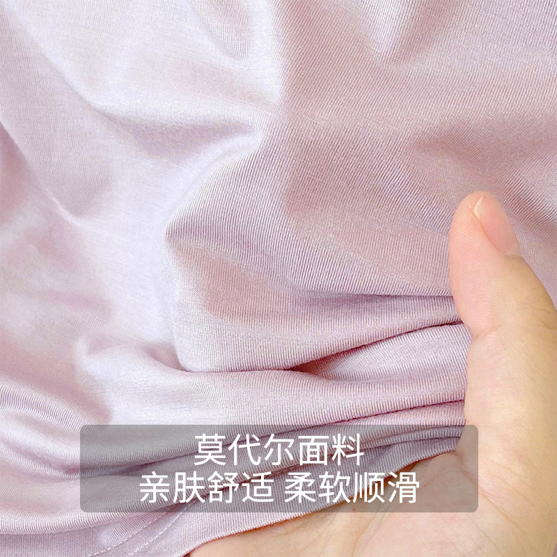 CHILDRENS PAJAMAS MODAL COTTON SILK HIGH-WAISTED BELLY PROTECTOR SPRING AND AUTUMN LONG SLEEVE THIN SUIT BOYS GIRLS BABY LOUNGEWEAR