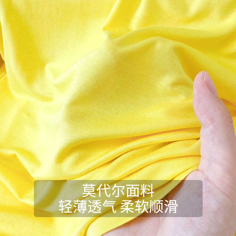 CHILDRENS PAJAMAS MODAL COTTON SILK SUMMER THIN MASK HIGH WAIST SHORT SLEEVE SET BOYS GIRLS BABY AIR-CONDITIONED SUITS