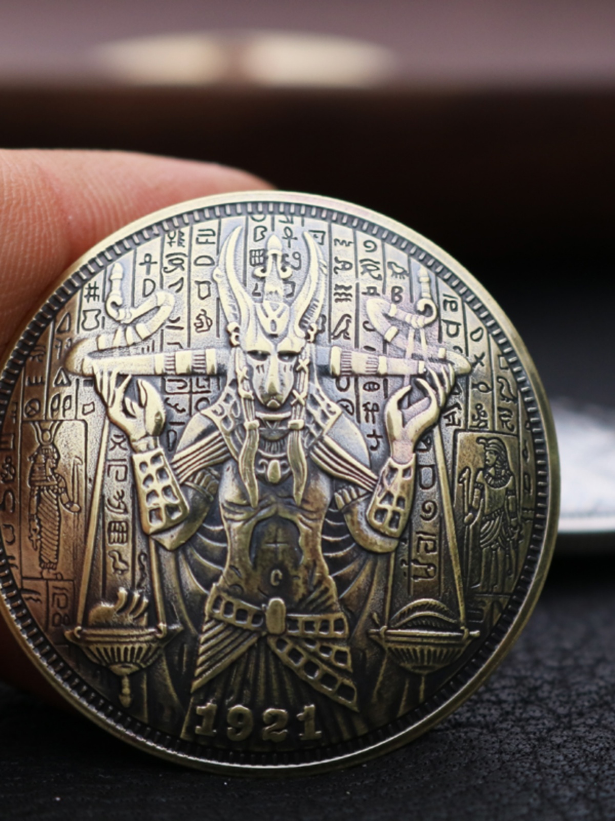 HANDMADE VINTAGE SKULL LIBRA WOLF LARGE DIAMETER BRASS WHITE COPPER CLOTH BUCKLE DECORATION LEATHER GOODS LEATHER CARVING ACCESSORIES