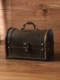 Retro nostalgic hand storage box antique small box jewelry box window decoration photography props treasure box wooden box