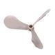 Yiyang 304 stainless steel impeller blade stirrer down-pressure impeller screw blade coupling