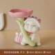 Creative lucky cat tray, porch key storage ornaments for household storage and decorations shoe cabinet resin home decorations