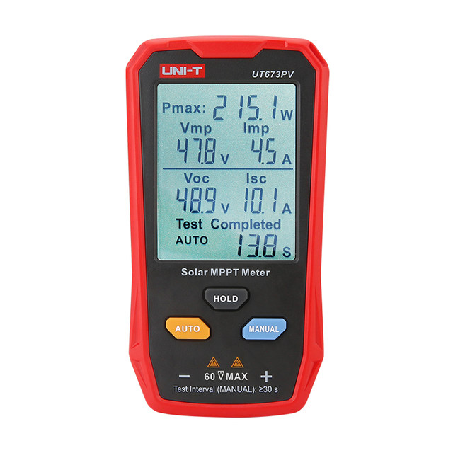 Industrial Products UT673PV Photovoltaic Module Maximum Power Tester Solar Energy Peak Voltage Current
