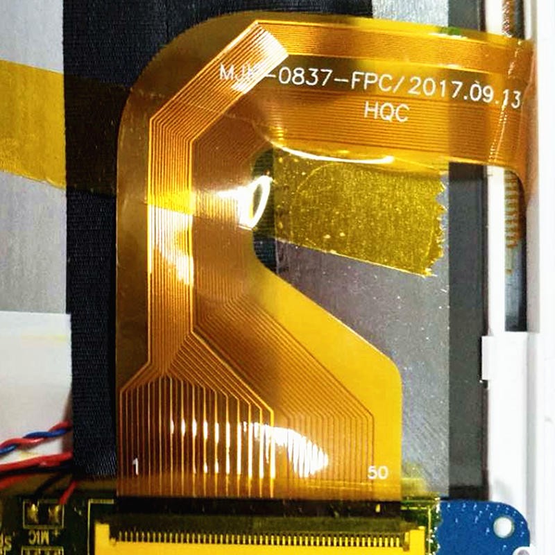 TSINGHUA TONGFANG KT-101-D 태블릿 컴퓨터 외부 화면 케이블 번호 MJK-0837-FPC 필기 화면 터치 스크린