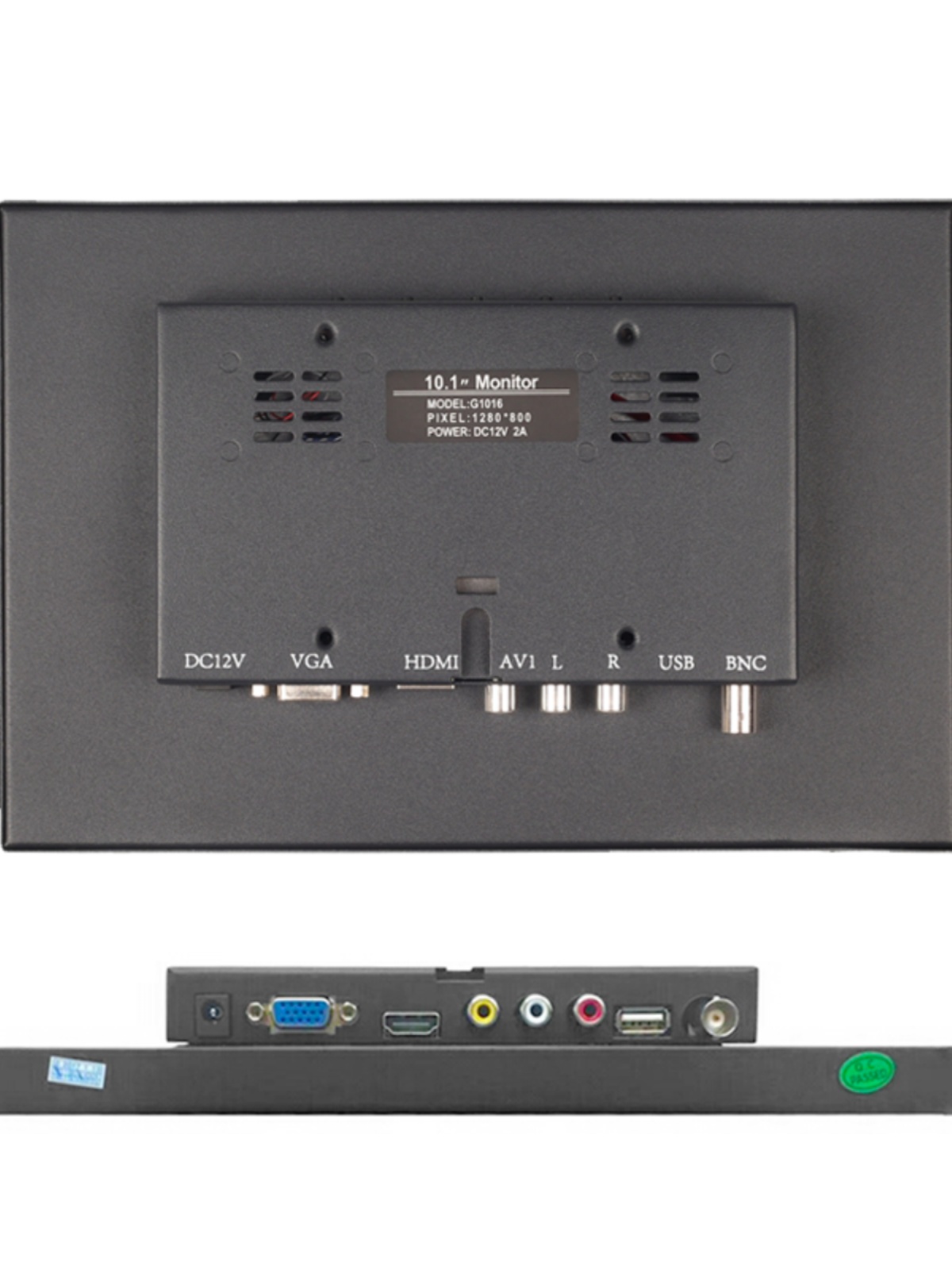 10 INCH 10.1 INCH MONITOR RECESSED OPEN FRAME RACK INDUSTRIAL MONITOR HD TOUCH MONITOR