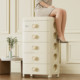 Drawer storage cabinet Household storage cabinet Multi-layer living room wall thickened chest of cabinets head movable storage cabinet