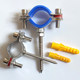 Stainless steel snap pipe bracket screw pipe fixer clamp pipe clamp bracket